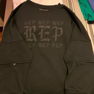 Taylor Swift Reputation Zip Sleeve Crewneck
